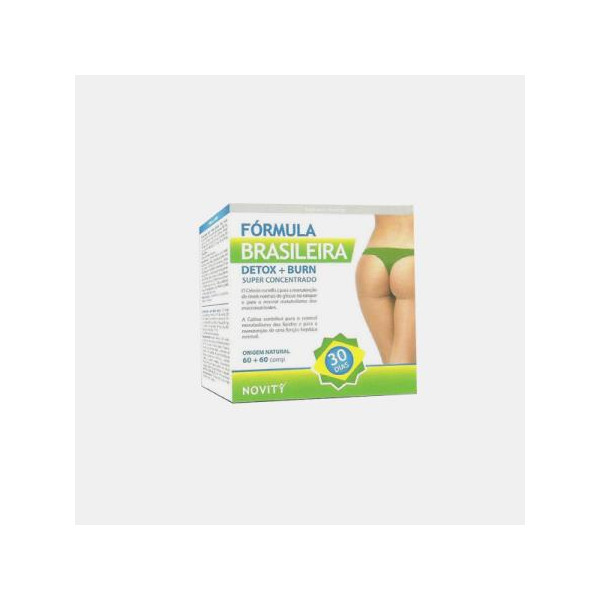 Fórmula Brasileira Detox + Burn (60+60 Comprimidos) – Pack 30 Dias