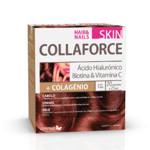 Collaforce Skin, Hair & Nails (20 Ampolas) – Manutenção e Rejuvenescimento da Pele, Cabelo e Unhas | Dietmed